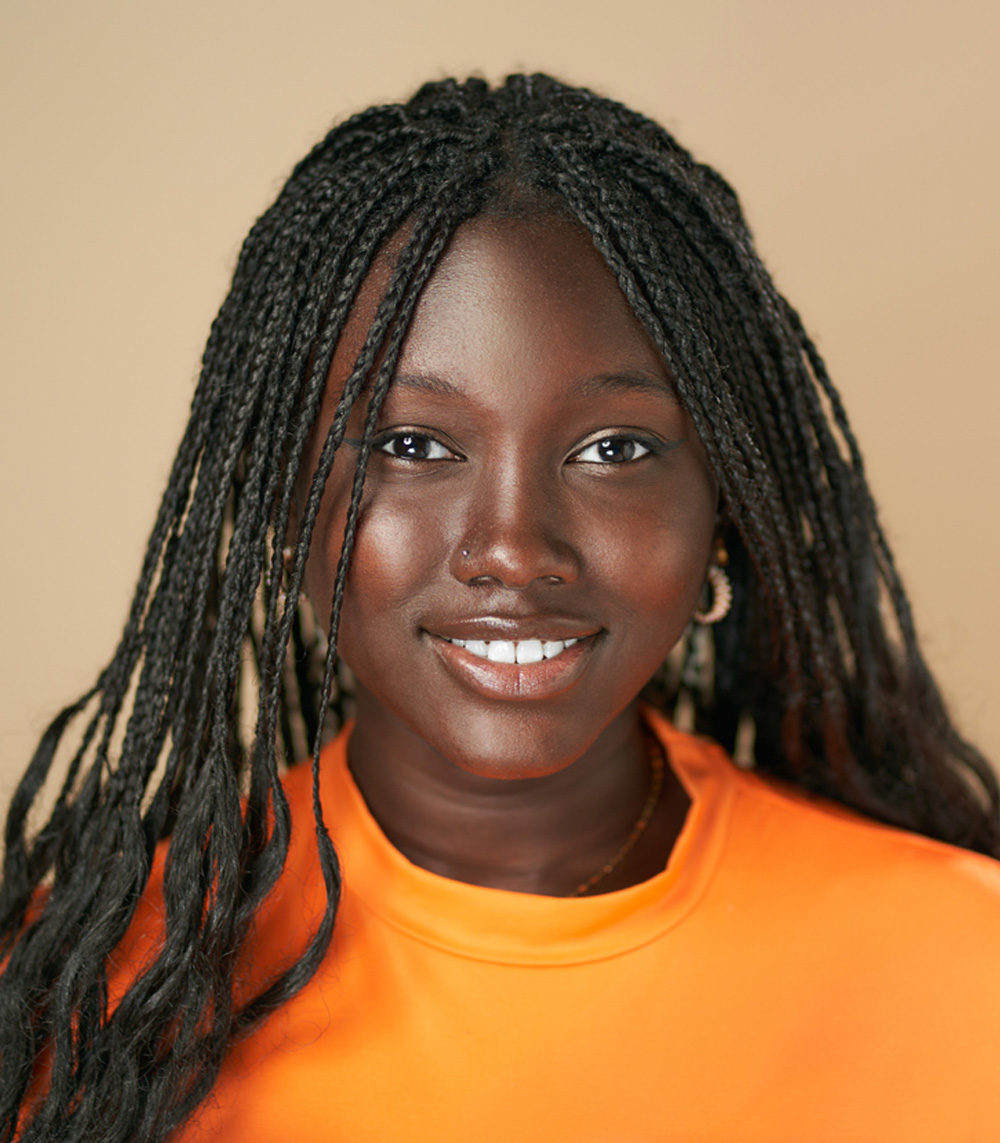 a person posing for the camera