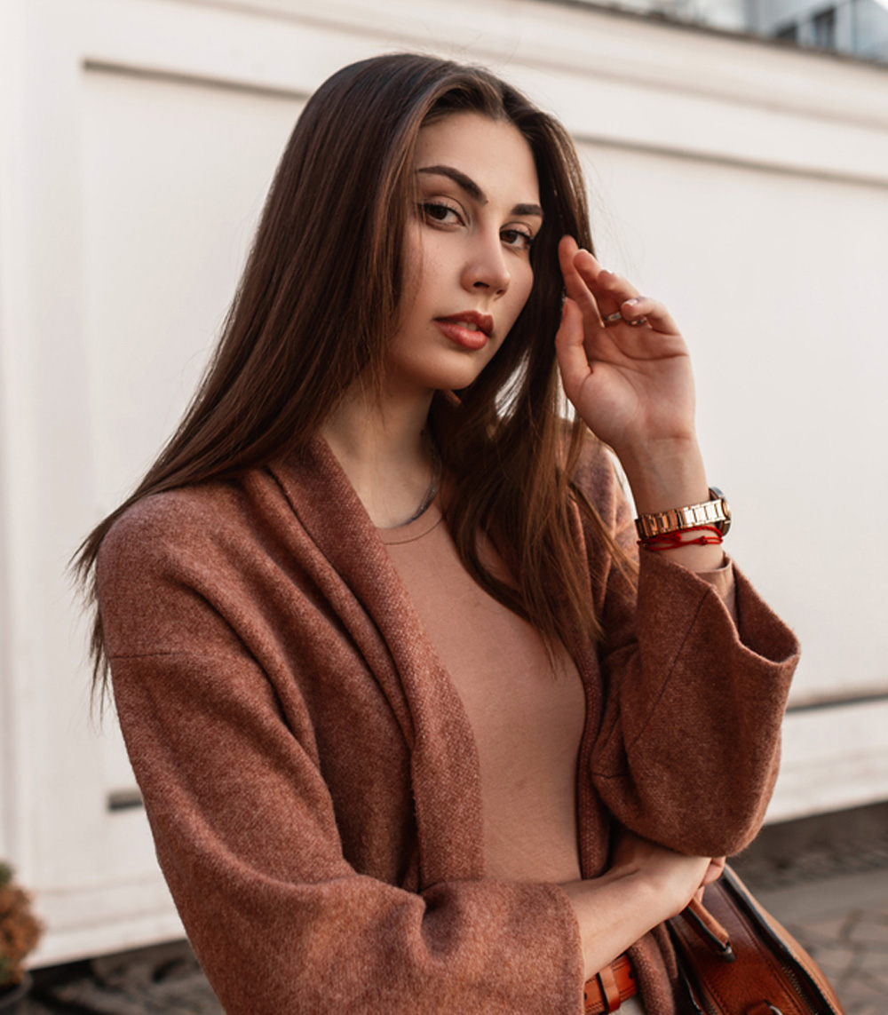 a woman talking on a cell phone