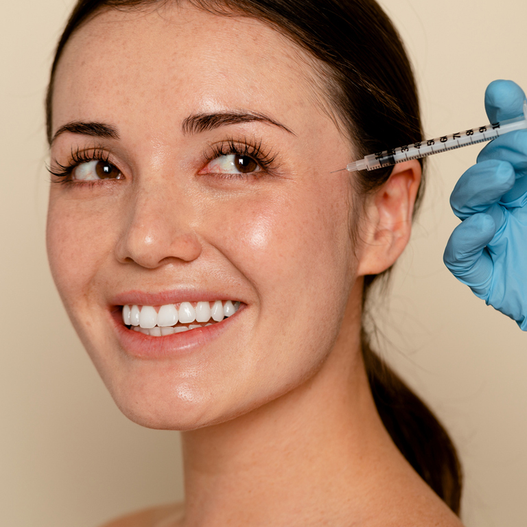 a woman smiling for the camera