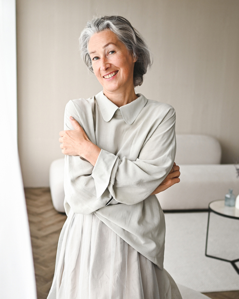 a person wearing a dress