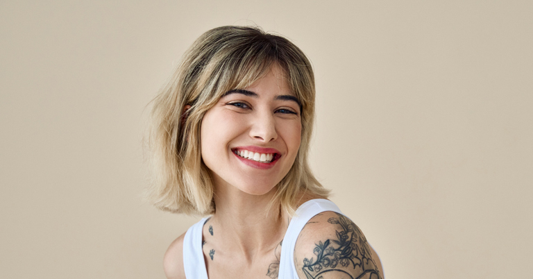 a person posing for the camera