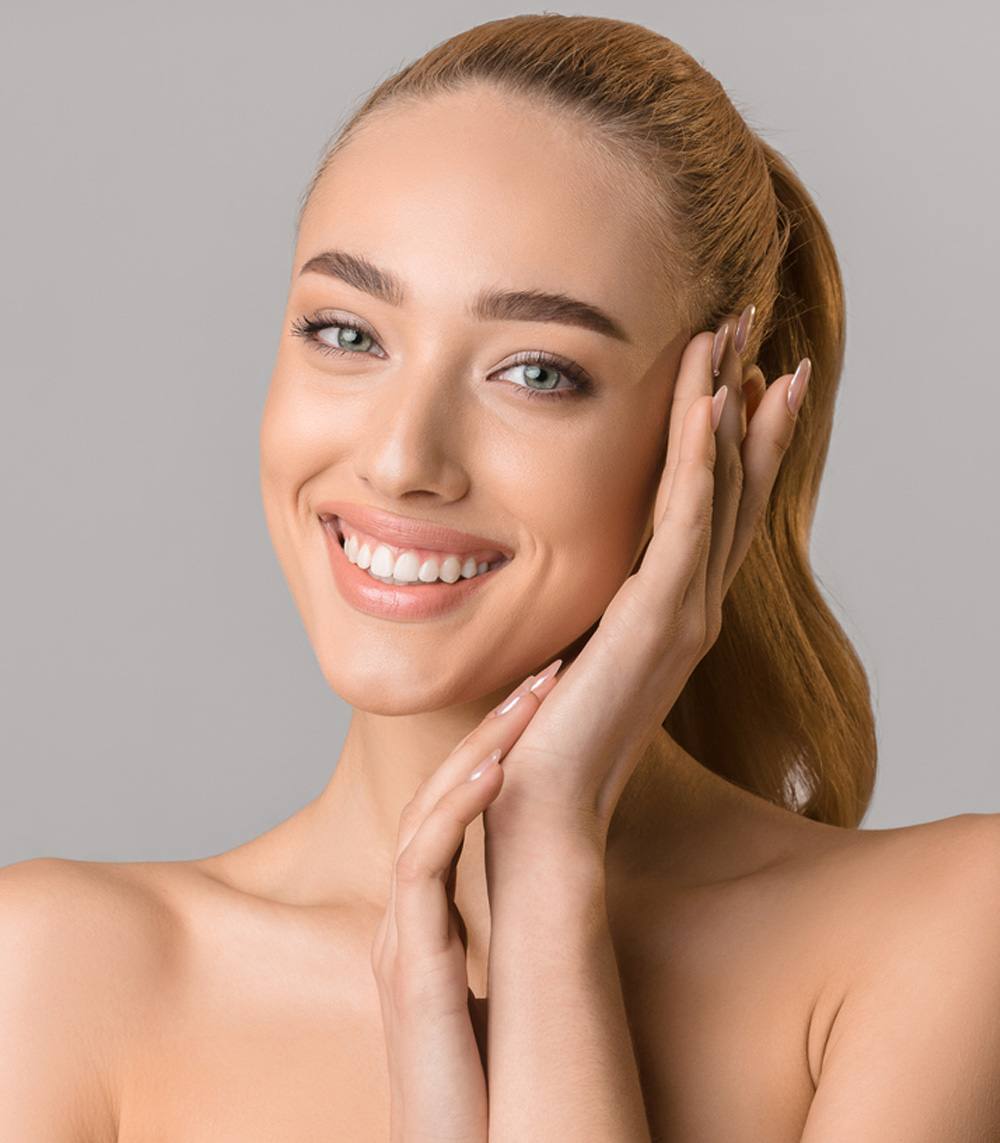 a woman smiling for the camera